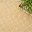 Pemberly Row Modern / Contemporary 6' x 9' Fabric Yellow Area Rug
