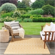 Pemberly Row Modern / Contemporary 7' x 10' Fabric Yellow Area Rug
