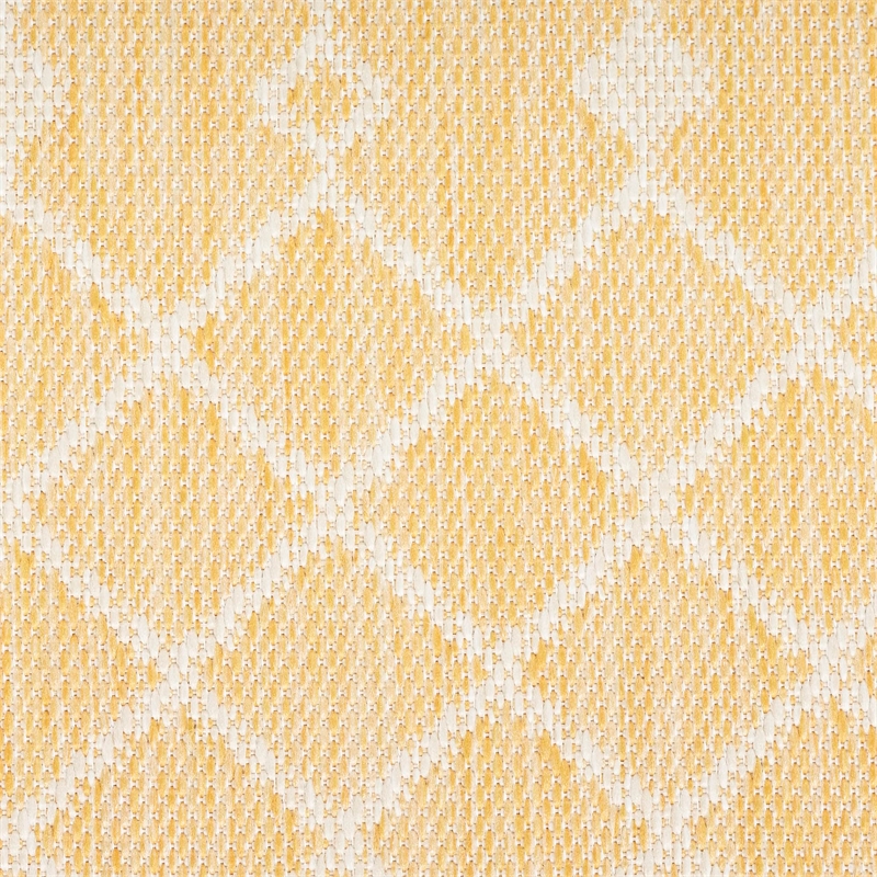 Pemberly Row Modern / Contemporary 7' x 10' Fabric Yellow Area Rug