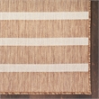 Pemberly Row Contemporary 8' x 10' Fabric Jute Ivory Area Rug