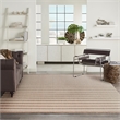 Pemberly Row Contemporary 8' x 10' Fabric Jute Ivory Area Rug