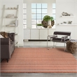 Pemberly Row Contemporary 9' x 12' Fabric Terracotta Area Rug