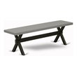 Pemberly Row Contemporary X-Style 15x60