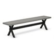 Pemberly Row Contemporary X-Style 15x72