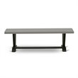 Pemberly Row Contemporary V-Style 15x60