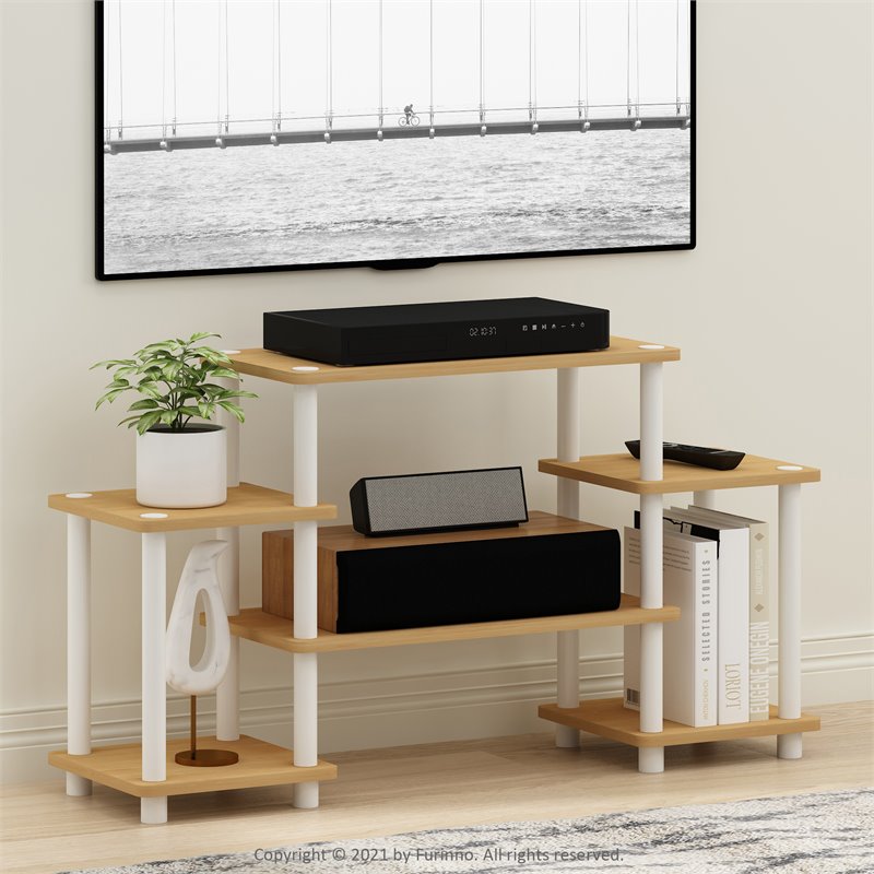 Pemberly Row Wood Entertainment Center for TV up to 25