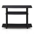 Pemberly Row Turn-N-Tube Wood 3-Tier TV Stand for TV up to 32