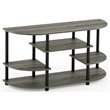 Pemberly Row Wood Corner TV Stand for TV up to 46