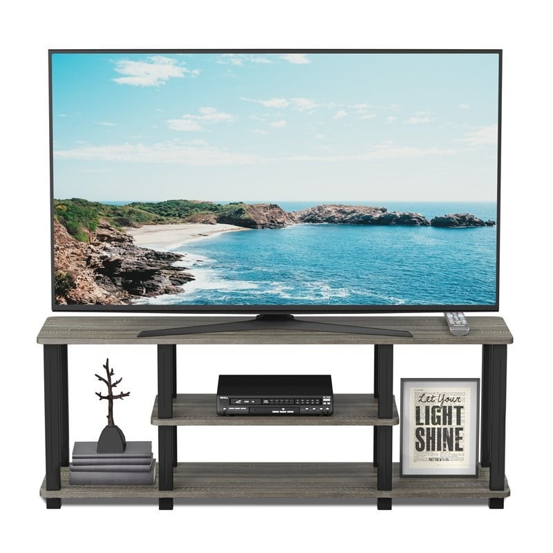 Pemberly Row Wood Entertainment TV Stand for TV up to 50