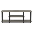 Pemberly Row Wood Entertainment TV Stand for TV up to 50