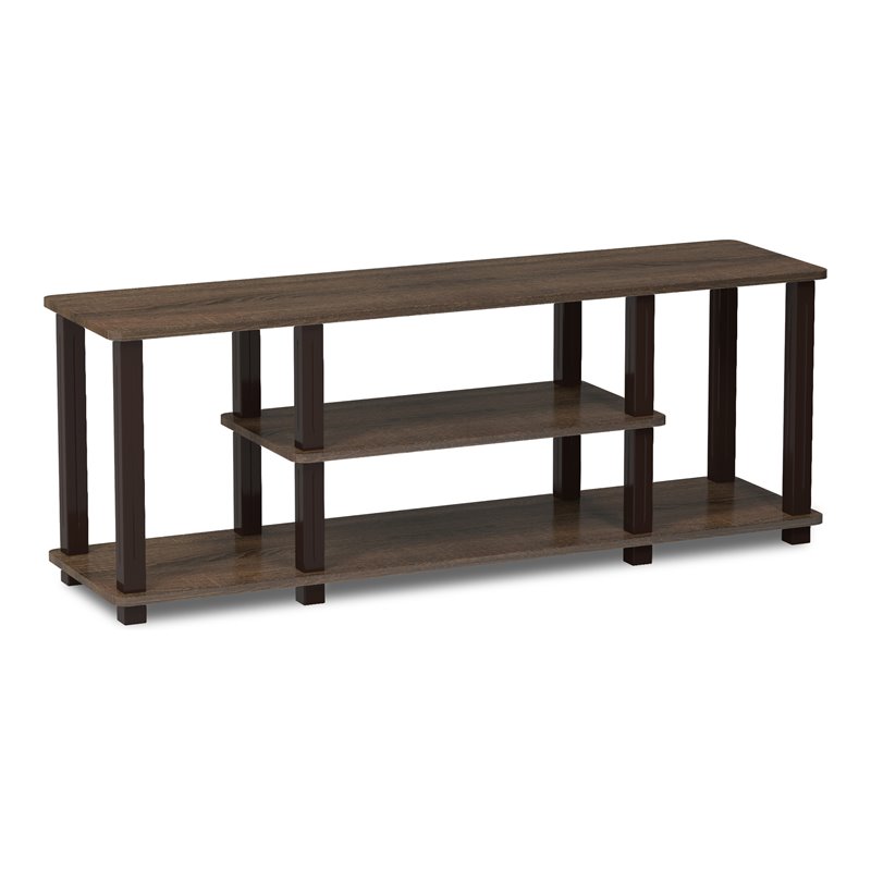 Pemberly Row Wood Entertainment TV Stand for TV up to 50