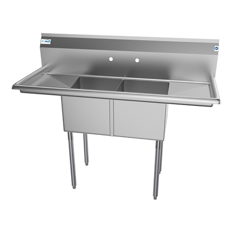 Pemberly Row 14x16x11 Stainless Steel Kitchen Prep & Utility Sink in Silver