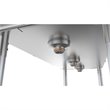 Pemberly Row 12x16x10 3-Compartment Stainless Steel Kitchen Sink in Silver