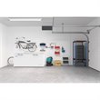 Pemberly Row Metal Deep Chest Freezer with Two Wire Baskets in White