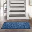 Pemberly Row 2' x 4' Navy Blue Fabric Outdoor Area Rug (2' x 4')