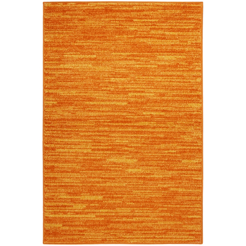 Pemberly Row 2' x 4' Sunburst Fabric Outdoor Area Rug (2' x 4')