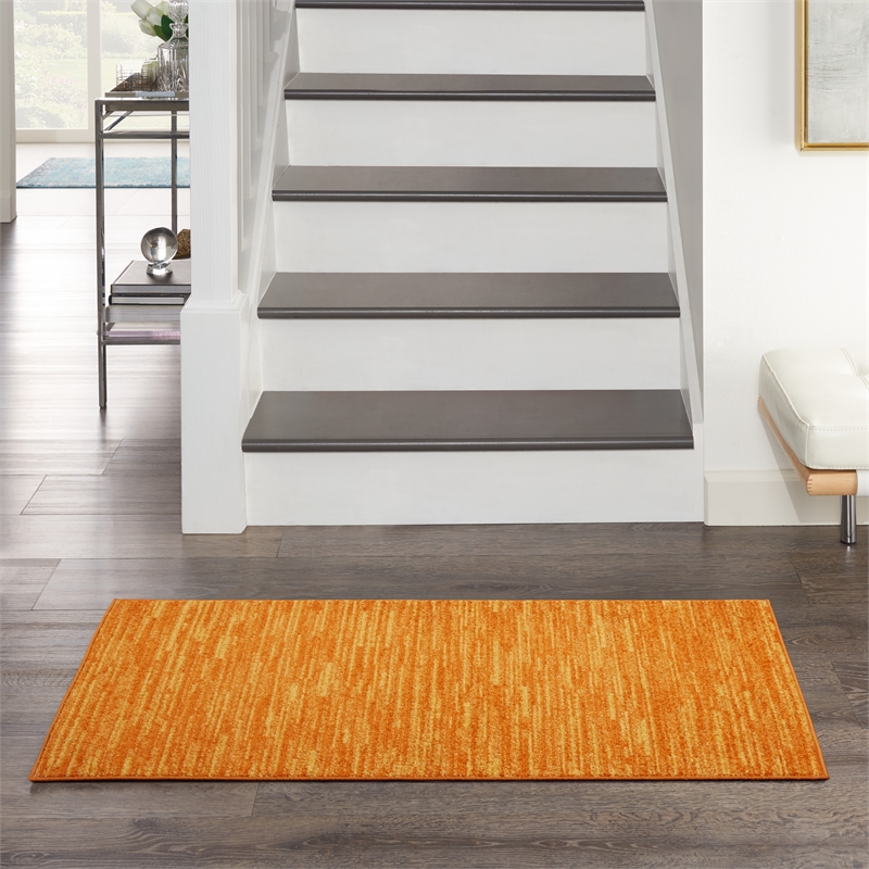 Pemberly Row 2' x 4' Sunburst Fabric Outdoor Area Rug (2' x 4')