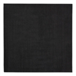 Pemberly Row 5' x Square Black Fabric Outdoor Area Rug (5' Square)