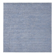 Pemberly Row 5' x Square Blue Gray Fabric Outdoor Area Rug (5' Square)
