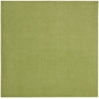 Pemberly Row 5' x Square Green Fabric Outdoor Area Rug (5' Square)
