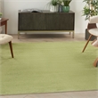 Pemberly Row 5' x Square Green Fabric Outdoor Area Rug (5' Square)