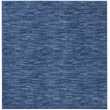 Pemberly Row 7' x Square Navy Blue Fabric Outdoor Area Rug (7' Square)