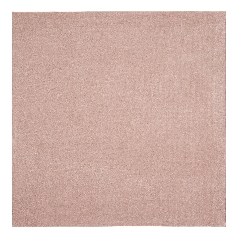 Pemberly Row 7' x Square Pink Fabric Outdoor Area Rug (7' Square)