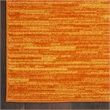 Pemberly Row 7' x Square Sunburst Fabric Outdoor Area Rug (7' Square)