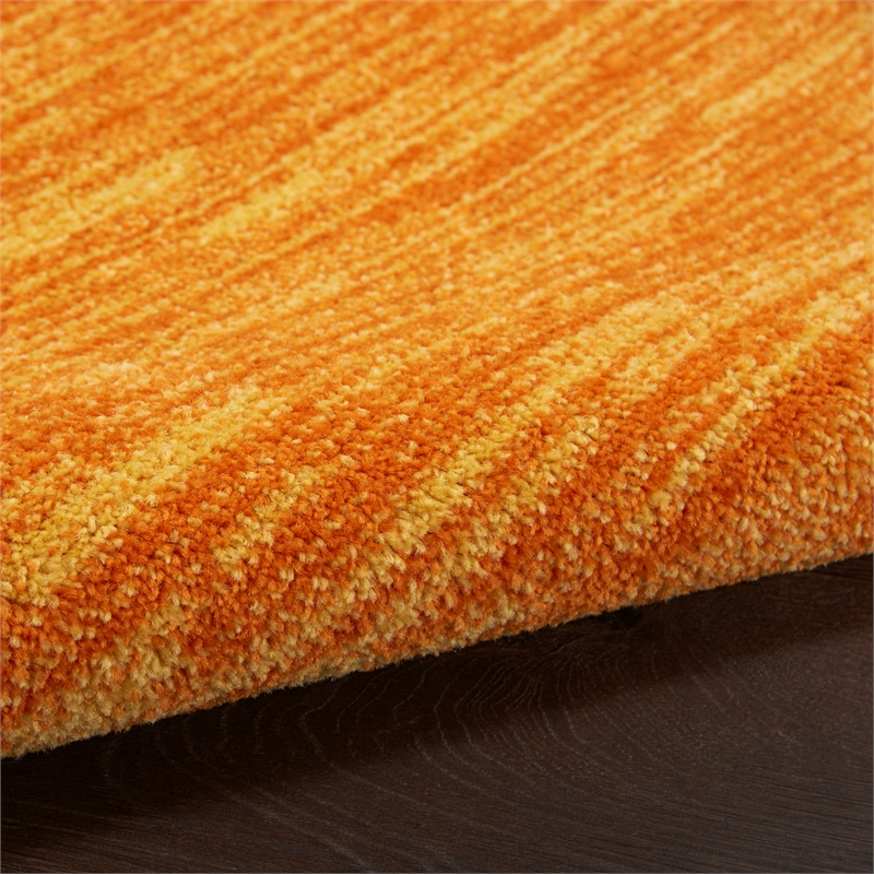 Pemberly Row 7' x Square Sunburst Fabric Outdoor Area Rug (7' Square)