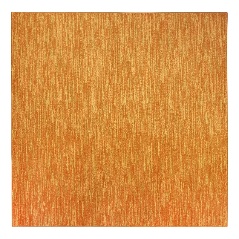 Pemberly Row 7' x Square Sunburst Fabric Outdoor Area Rug (7' Square)