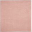 Pemberly Row 5' x Square Pink Fabric Outdoor Area Rug (5' Square)