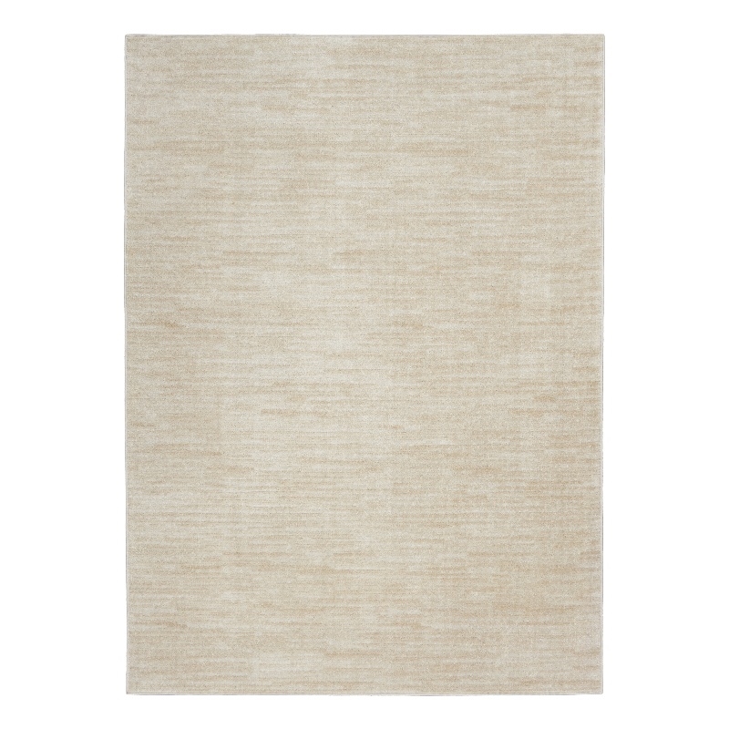 Pemberly Row 4' x 6' Ivory Beige Fabric Outdoor Area Rug (4' x 6')