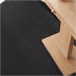 Pemberly Row 6' x 9' Black Fabric Outdoor Area Rug (6' x 9')