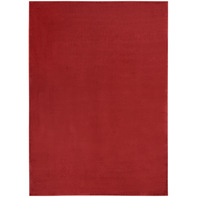 Pemberly Row 6' x 9' Brick Red Fabric Outdoor Area Rug (6' x 9')