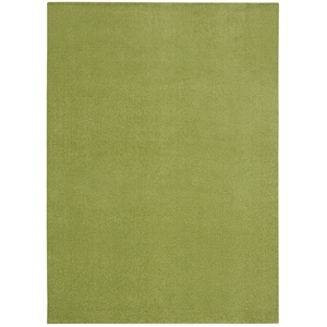 Pemberly Row 6' x 9' Green Fabric Outdoor Area Rug (6' x 9')