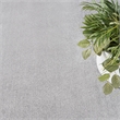 Pemberly Row 6' x 9' Oval Silver Gray Fabric Outdoor Area Rug (9' Oval)