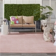 Pemberly Row 8' x 10' Pink Fabric Outdoor Area Rug (8' x 10')