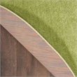Pemberly Row 6' x Round Green Fabric Outdoor Area Rug (6' Round)