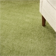 Pemberly Row 6' x Round Green Fabric Outdoor Area Rug (6' Round)