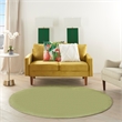 Pemberly Row 6' x Round Green Fabric Outdoor Area Rug (6' Round)