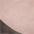 Pemberly Row 6' x Round Pink Fabric Outdoor Area Rug (6' Round)