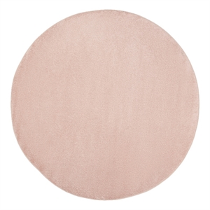 Pemberly Row 6' x Round Pink Fabric Outdoor Area Rug (6' Round)