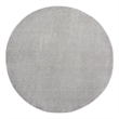 Pemberly Row 6' x Round Silver Gray Fabric Outdoor Area Rug (6' Round)