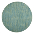 Pemberly Row 8' x Round Blue Green Fabric Outdoor Area Rug (8' Round)