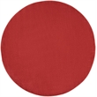 Pemberly Row 8' x Round Brick Red Fabric Outdoor Area Rug (8' Round)