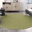 Pemberly Row 8' x Round Green Fabric Outdoor Area Rug (8' Round)
