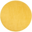 Pemberly Row 8' x Round Yellow Fabric Outdoor Area Rug (8' Round)