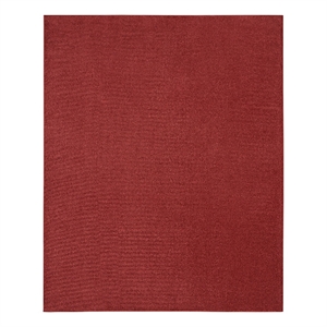 Pemberly Row 8' x 10' Brick Red Fabric Outdoor Area Rug (8' x 10')