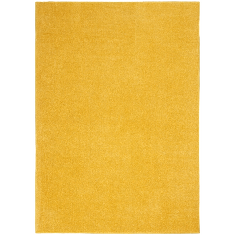 Pemberly Row 5' x 7' Yellow Fabric Outdoor Area Rug (5' x 7')