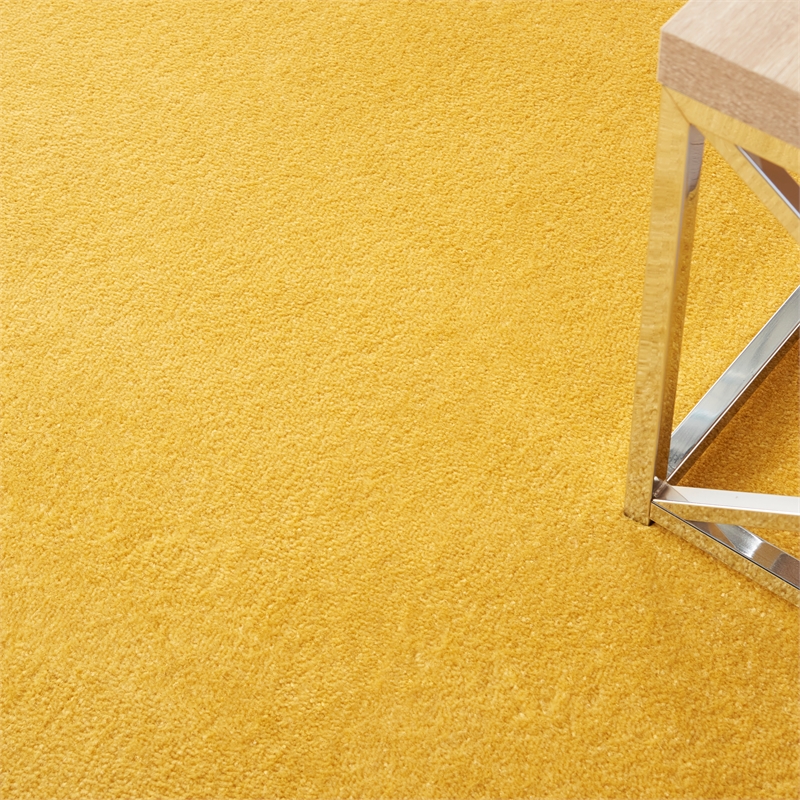 Pemberly Row 5' x 7' Yellow Fabric Outdoor Area Rug (5' x 7')